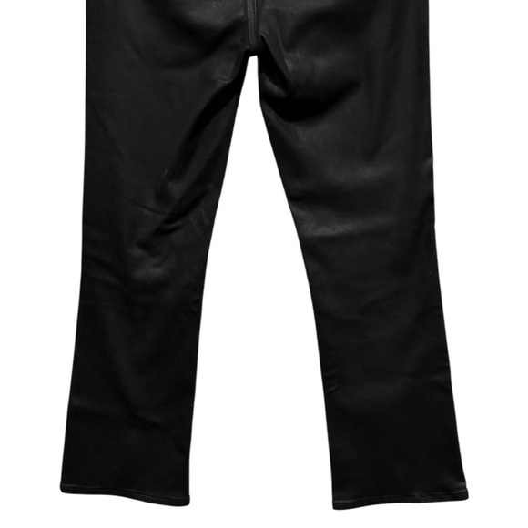 Paige Claudine Kick Flare in Black Fog Luxe Coating - Picture 8 of 9